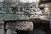 Ta Prohm temple - sculpted fronton